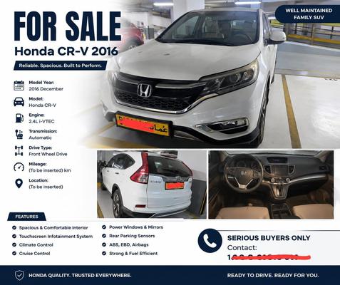 Honda CRV 2016