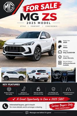 MG ZS 2025
